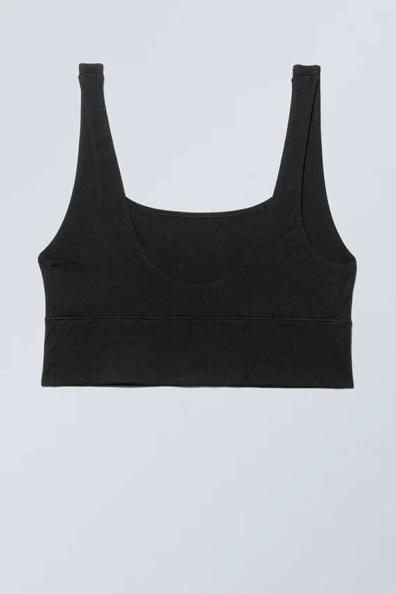 Soul Scoop Neck Soft Bra – Black Soul Scoop Neck Soft Bra – Black