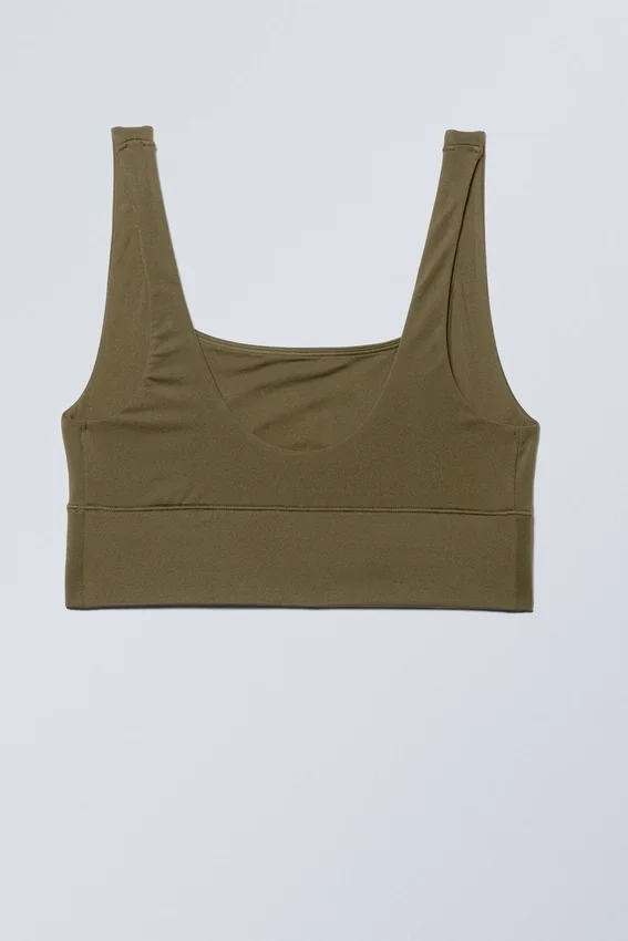 Soul Scoop Neck Soft Bra – Dark Khaki Green Soul Scoop Neck Soft Bra – Dark Khaki Green