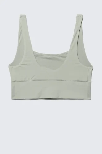 Soul Scoop Neck Soft Bra – Light Dusty Khaki Green