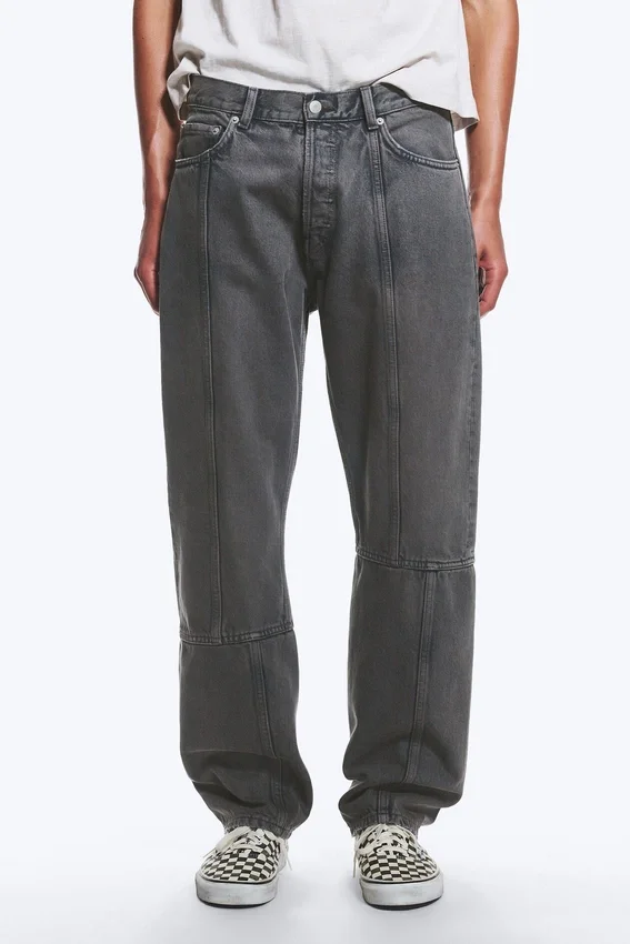 Space Cut Relaxed Straight Jeans – Volcano Blue – Medium Blue Space Cut Relaxed Straight Jeans – Volcano Blue – Medium Blue