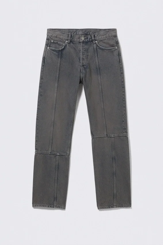 Space Cut Relaxed Straight Jeans – Volcano Blue – Medium Blue Space Cut Relaxed Straight Jeans – Volcano Blue – Medium Blue