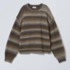 Space Dye Knitted Sweater – Brown Space Dye Space Dye Knitted Sweater – Brown Space Dye
