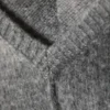 Space Dye V-Neck Knitted Sweater – Grey Space Dye Space Dye V-Neck Knitted Sweater – Grey Space Dye