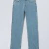 Space Mid Rise Relaxed Straight Jeans – 2000 Blue – Medium Blue Space Mid Rise Relaxed Straight Jeans – 2000 Blue – Medium Blue