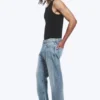 Space Mid Rise Relaxed Straight Jeans – Blue Stream – Medium Blue Space Mid Rise Relaxed Straight Jeans – Blue Stream – Medium Blue