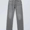Space Mid Rise Relaxed Straight Jeans – Eleven Grey