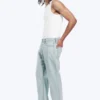 Space Mid Rise Relaxed Straight Jeans – Ghost Blue – Light Blue Space Mid Rise Relaxed Straight Jeans – Ghost Blue – Light Blue