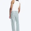 Space Mid Rise Relaxed Straight Jeans – Ghost Blue – Light Blue Space Mid Rise Relaxed Straight Jeans – Ghost Blue – Light Blue