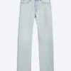Space Mid Rise Relaxed Straight Jeans – Ghost Blue – Light Blue Space Mid Rise Relaxed Straight Jeans – Ghost Blue – Light Blue