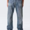 Space Mid Rise Relaxed Straight Jeans – Iron Blue Space Mid Rise Relaxed Straight Jeans – Iron Blue