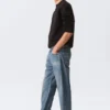 Space Mid Rise Relaxed Straight Jeans – Iron Blue Space Mid Rise Relaxed Straight Jeans – Iron Blue