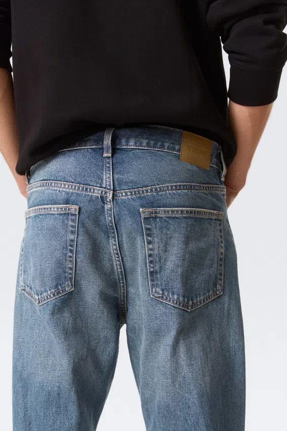 Space Mid Rise Relaxed Straight Jeans – Iron Blue Space Mid Rise Relaxed Straight Jeans – Iron Blue