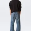 Space Mid Rise Relaxed Straight Jeans – Iron Blue Space Mid Rise Relaxed Straight Jeans – Iron Blue