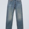 Space Mid Rise Relaxed Straight Jeans – Iron Blue Space Mid Rise Relaxed Straight Jeans – Iron Blue