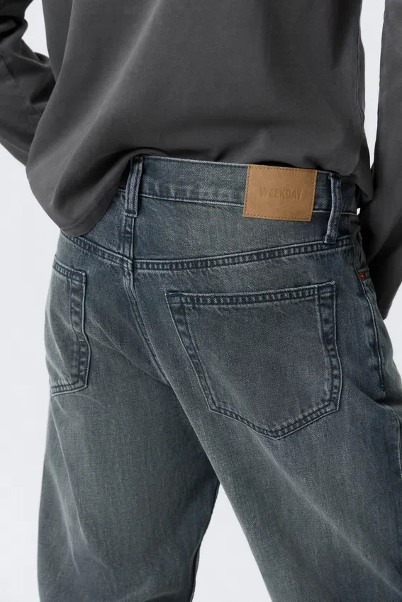 Space Mid Rise Relaxed Straight Jeans – Kourtney Blue – Dark Blue Space Mid Rise Relaxed Straight Jeans – Kourtney Blue – Dark Blue