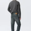 Space Mid Rise Relaxed Straight Jeans – Kourtney Blue – Dark Blue Space Mid Rise Relaxed Straight Jeans – Kourtney Blue – Dark Blue