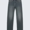Space Mid Rise Relaxed Straight Jeans – Kourtney Blue – Dark Blue Space Mid Rise Relaxed Straight Jeans – Kourtney Blue – Dark Blue
