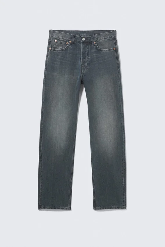 Space Mid Rise Relaxed Straight Jeans – Kourtney Blue – Dark Blue Space Mid Rise Relaxed Straight Jeans – Kourtney Blue – Dark Blue