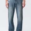Space Mid Rise Relaxed Straight Jeans – Radio Blue – Medium Blue Space Mid Rise Relaxed Straight Jeans – Radio Blue – Medium Blue