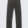 Space Mid Rise Relaxed Straight Jeans – Risso Black – Black Space Mid Rise Relaxed Straight Jeans – Risso Black – Black