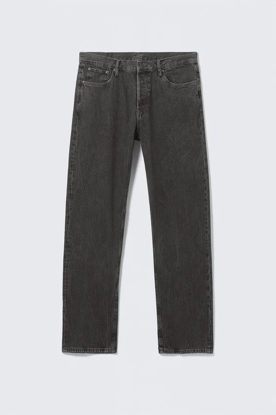 Space Mid Rise Relaxed Straight Jeans – Risso Black – Black Space Mid Rise Relaxed Straight Jeans – Risso Black – Black