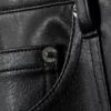 Space Relaxed Faux Leather Zip Hem Trousers – Black Space Relaxed Faux Leather Zip Hem Trousers – Black