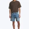 Space Relaxed Mid-Thigh Denim Shorts – Radio Blue – Medium Blue Space Relaxed Mid-Thigh Denim Shorts – Radio Blue – Medium Blue