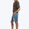 Space Relaxed Mid-Thigh Denim Shorts – Radio Blue – Medium Blue Space Relaxed Mid-Thigh Denim Shorts – Radio Blue – Medium Blue