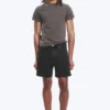 Space Relaxed Mid-Thigh Denim Shorts – Tuned Black – Black Space Relaxed Mid-Thigh Denim Shorts – Tuned Black – Black