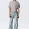 Sphere Low Rise Loose Straight Jeans – Aeon Blue – Light Blue Sphere Low Rise Loose Straight Jeans – Aeon Blue – Light Blue
