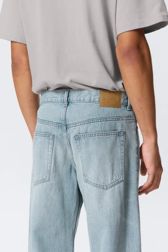 Sphere Low Rise Loose Straight Jeans – Aeon Blue – Light Blue Sphere Low Rise Loose Straight Jeans – Aeon Blue – Light Blue