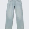 Sphere Low Rise Loose Straight Jeans – Aeon Blue – Light Blue Sphere Low Rise Loose Straight Jeans – Aeon Blue – Light Blue