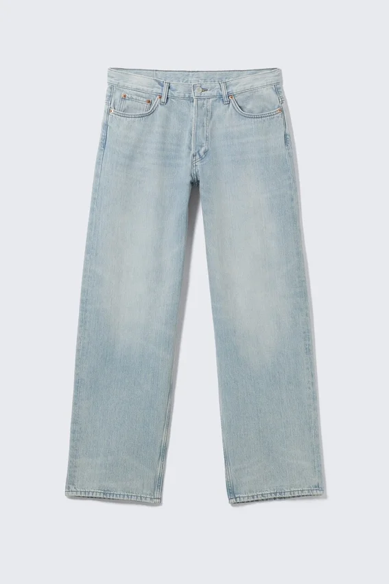 Sphere Low Rise Loose Straight Jeans – Aeon Blue – Light Blue Sphere Low Rise Loose Straight Jeans – Aeon Blue – Light Blue