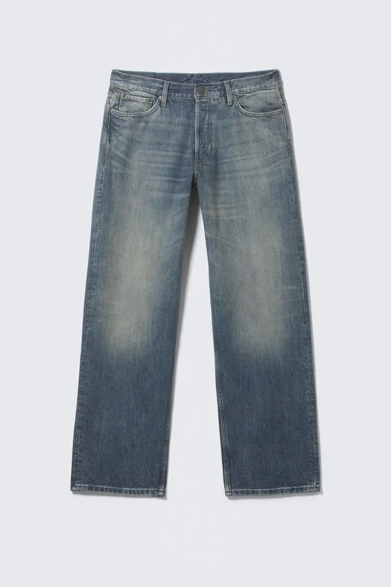 Sphere Low Rise Loose Straight Jeans – Baltic Blue – Dark Blue Sphere Low Rise Loose Straight Jeans – Baltic Blue – Dark Blue