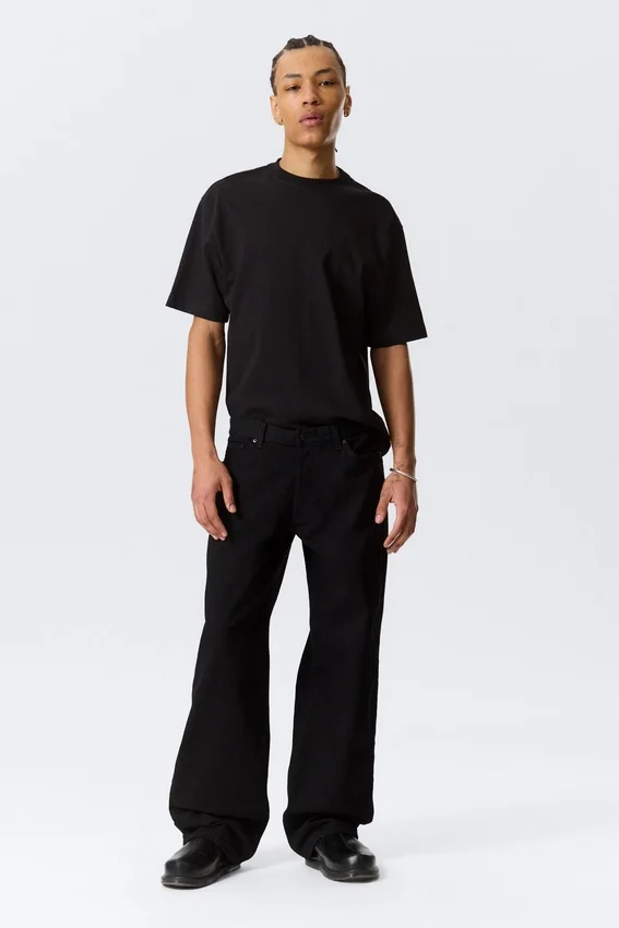 Sphere Low Rise Loose Straight Jeans – Black Rinse – Black Sphere Low Rise Loose Straight Jeans – Black Rinse – Black