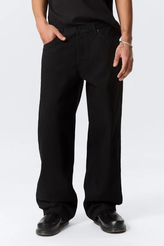 Sphere Low Rise Loose Straight Jeans – Black Rinse – Black Sphere Low Rise Loose Straight Jeans – Black Rinse – Black