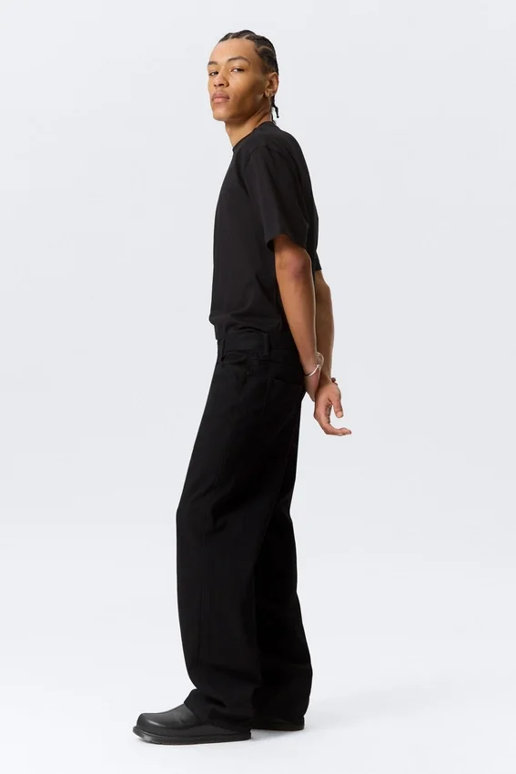 Sphere Low Rise Loose Straight Jeans – Black Rinse – Black Sphere Low Rise Loose Straight Jeans – Black Rinse – Black