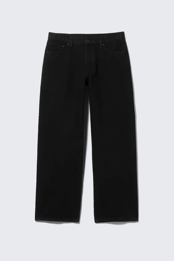 Sphere Low Rise Loose Straight Jeans – Black Rinse – Black Sphere Low Rise Loose Straight Jeans – Black Rinse – Black