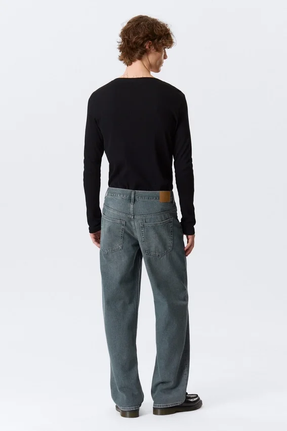 Sphere Low Rise Loose Straight Jeans – Blue One – Dark Blue Sphere Low Rise Loose Straight Jeans – Blue One – Dark Blue