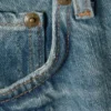 Sphere Low Rise Loose Straight Jeans – Cyan Dust – Medium Blue Sphere Low Rise Loose Straight Jeans – Cyan Dust – Medium Blue
