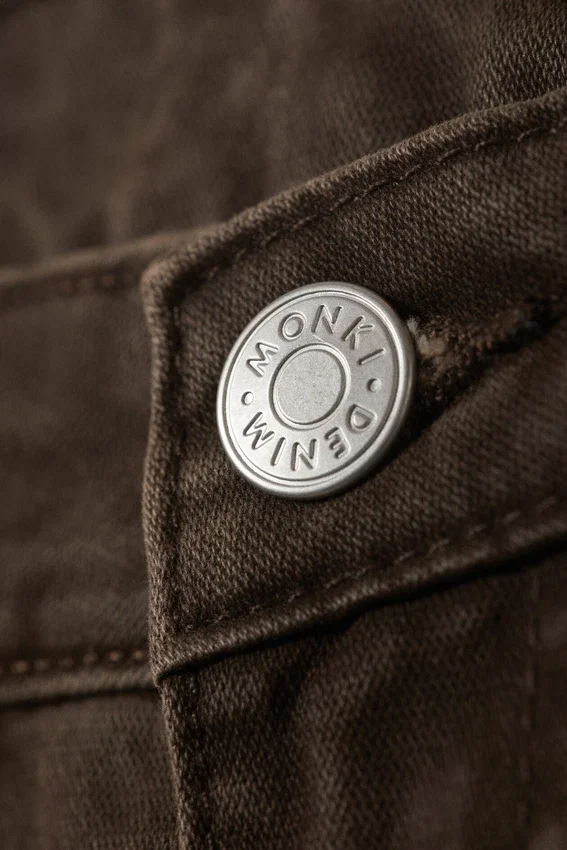 Spice Low Rise Fold-Up Twill Trousers – Dark Brown Spice Low Rise Fold-Up Twill Trousers – Dark Brown