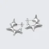 Spiky Hoop Earrings – Silver-Coloured Spiky Hoop Earrings – Silver-Coloured