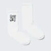 Sport Printed Socks – White – Synergies Sport Printed Socks – White – Synergies