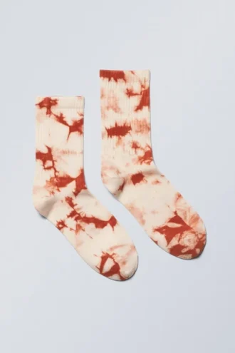 Sport Tie-Dye Socks – Rust Tie Dye
