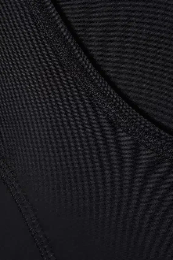 Sporty Fit-And-Flare Maxi Dress – Black Sporty Fit-And-Flare Maxi Dress – Black
