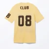 Sporty Mini T-Shirt Dress – Light Yellow & Brown Sporty Mini T-Shirt Dress – Light Yellow & Brown