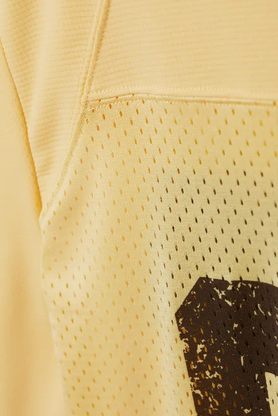 Sporty Mini T-Shirt Dress – Light Yellow & Brown Sporty Mini T-Shirt Dress – Light Yellow & Brown