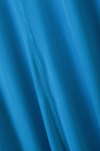 Sporty Short Sleeve Maxi Dress – Blue