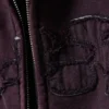 Square Graphic Zip Hoodie – Burgundy Square Graphic Zip Hoodie – Burgundy
