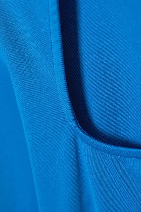 Square Neck Longsleeve Top – Bright Blue Square Neck Longsleeve Top – Bright Blue